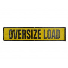 Oversize Load Sign (18" X 84"), Mesh with Grommets - Truck & Trailer Size